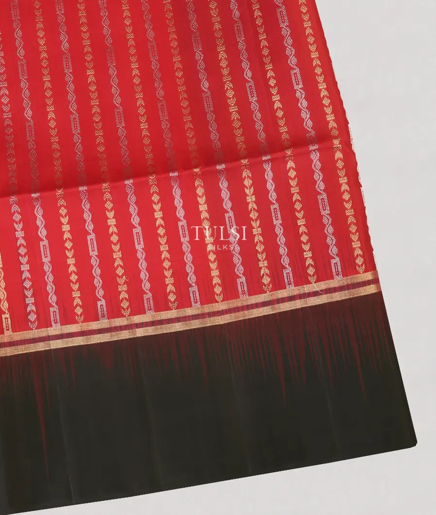 Red Soft Silk Saree T561689-image
