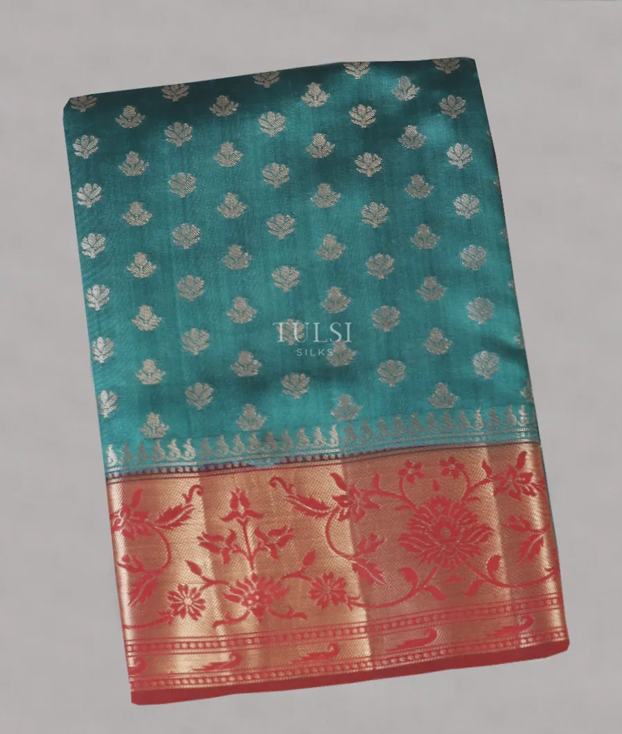 Blue Chaniya Silk Saree T568050-image