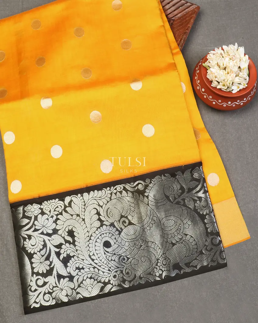 Yellow Soft Silk Saree T576806-image