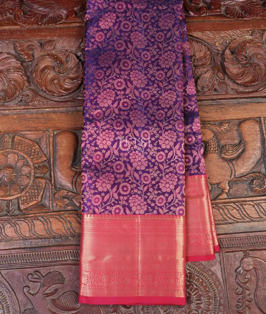 Purple Soft Silk Saree T577685-image