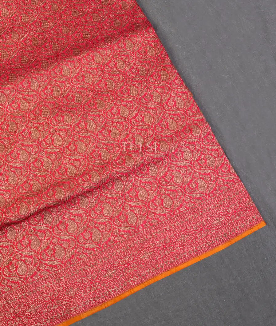 Pink Banaras Silk Saree T569947-image