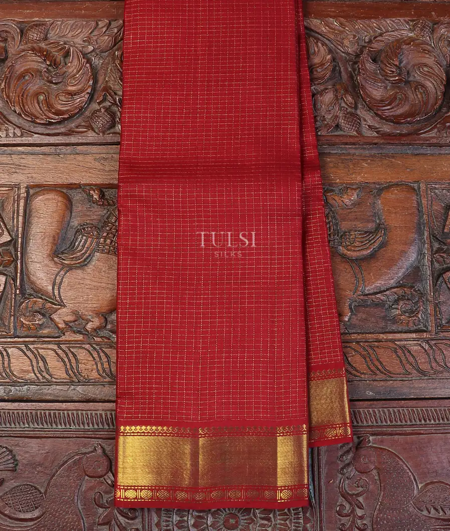 Maroon Kanjivaram Silk Saree T500406-image
