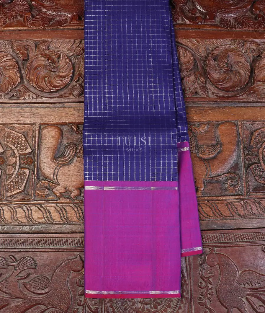 Blue Kanjivaram Silk Saree T561152-image
