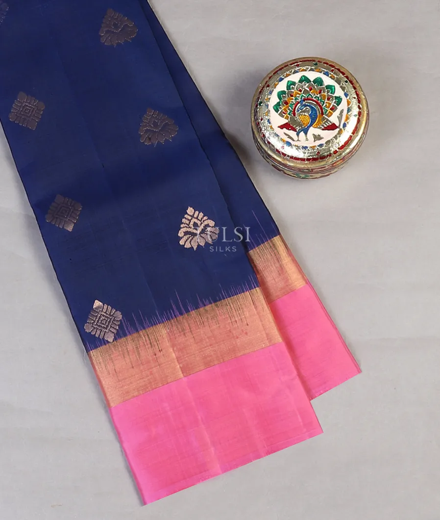 Blue Soft Silk Saree T570298-image