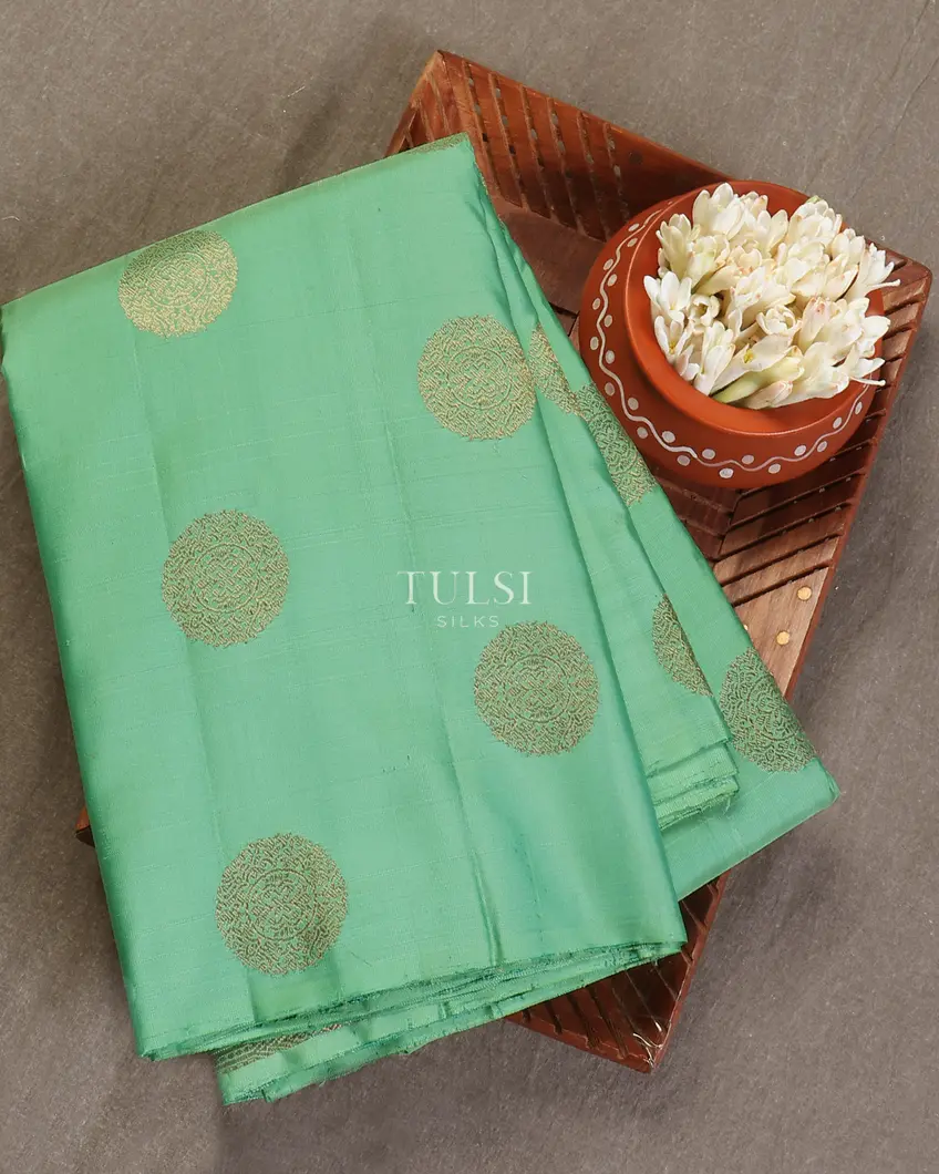 Green Kanjivaram Silk Saree T578432-image