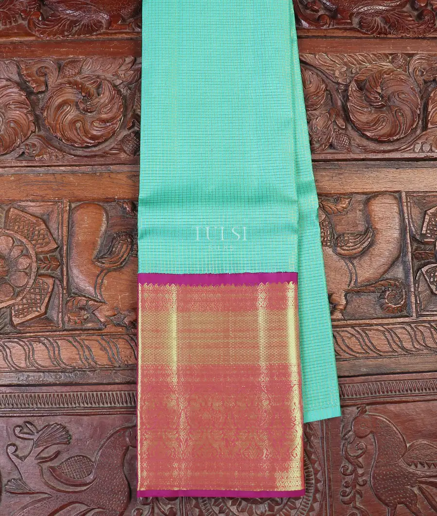 Blue Kanjivaram Silk Pavadai T581322-image