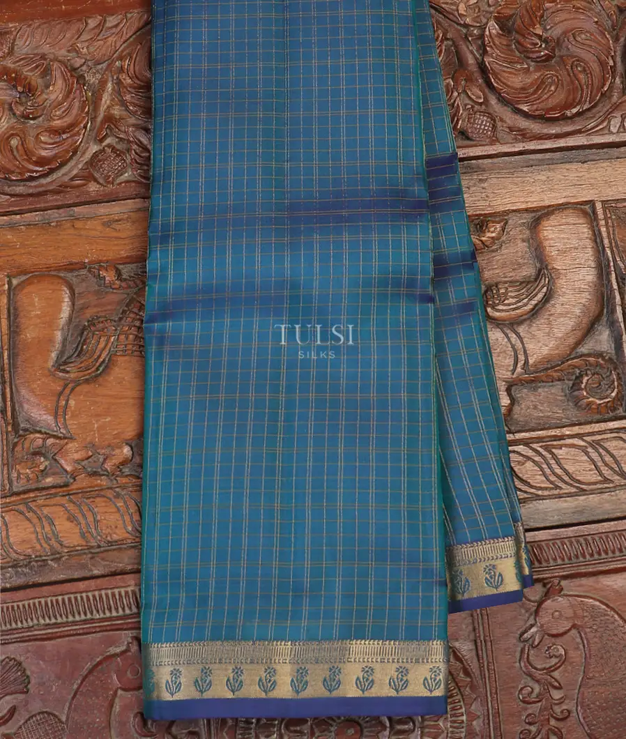 Blue Soft Silk Saree T583494-image