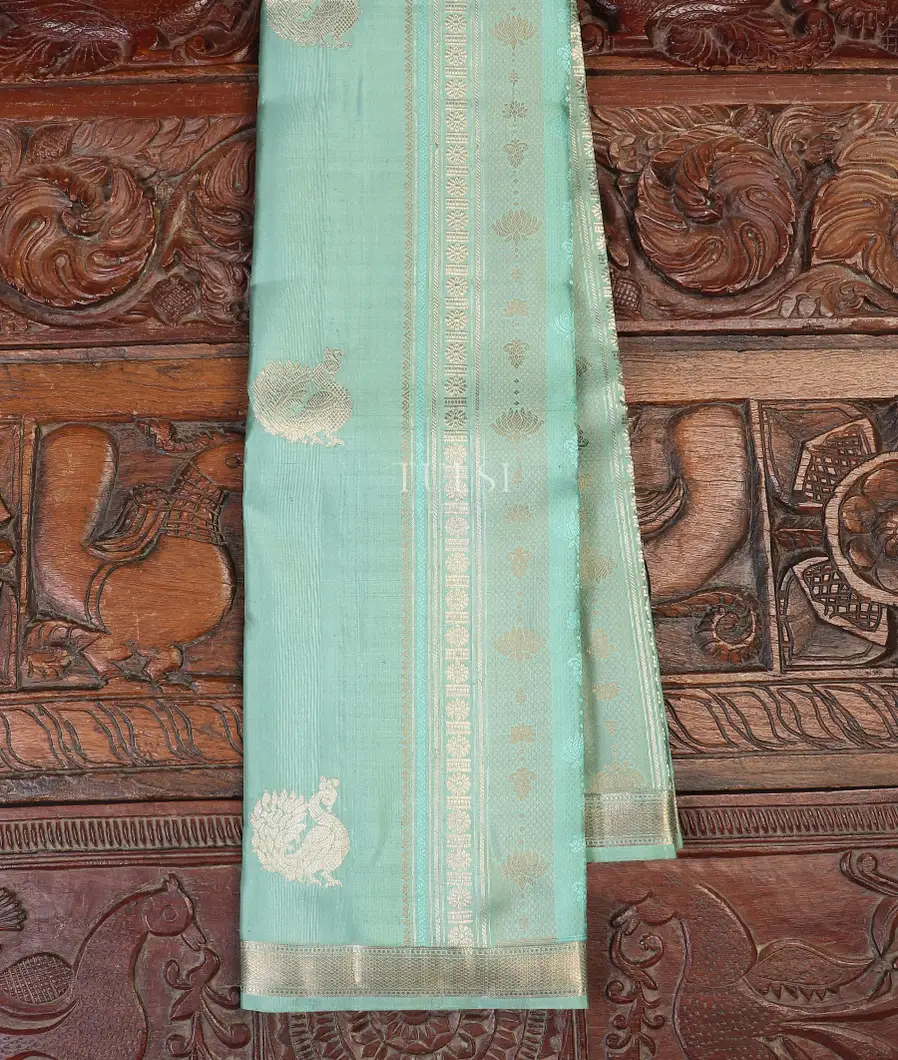 Light Blue Kanjivaram Silk Saree T581197-image