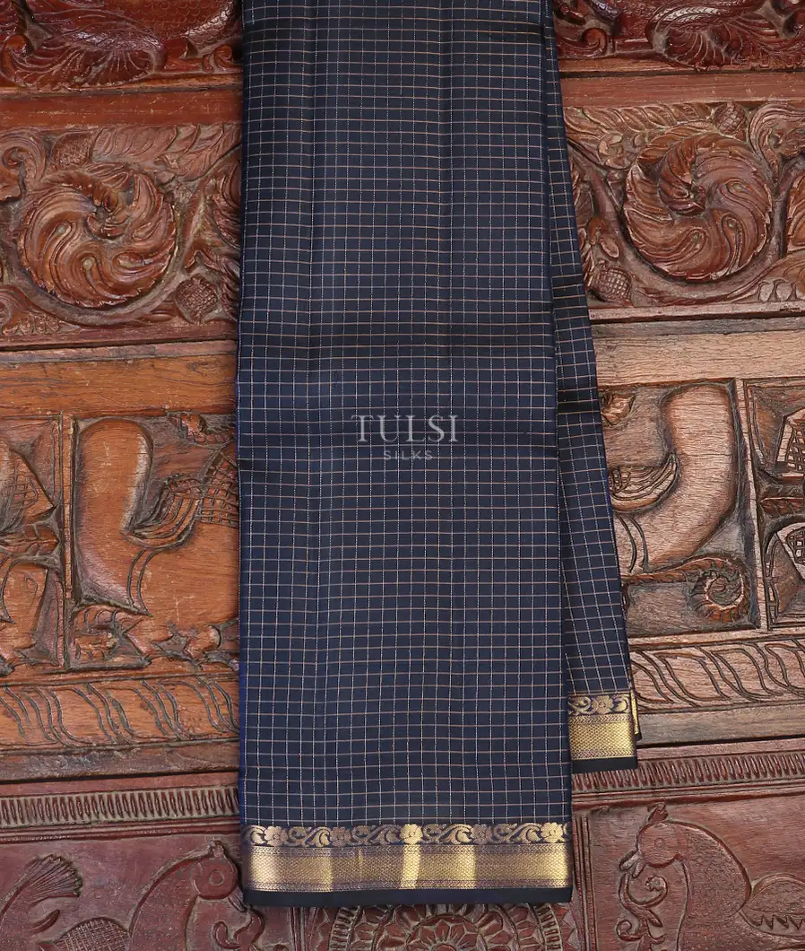 Blue Soft Silk Saree T583498-image