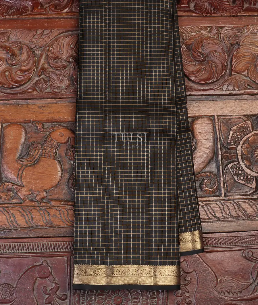 Black Soft Silk Saree T583501-image