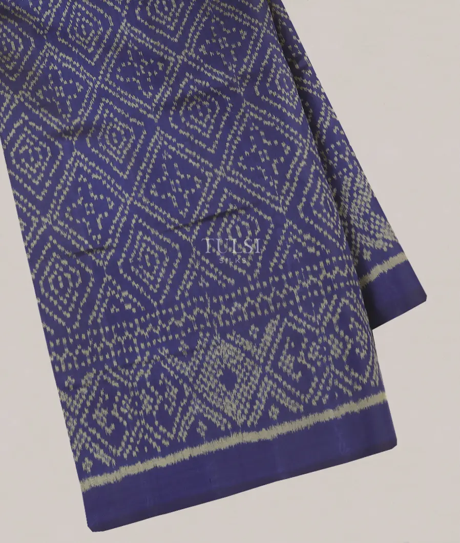 Blue Patola Silk Saree T566890-image