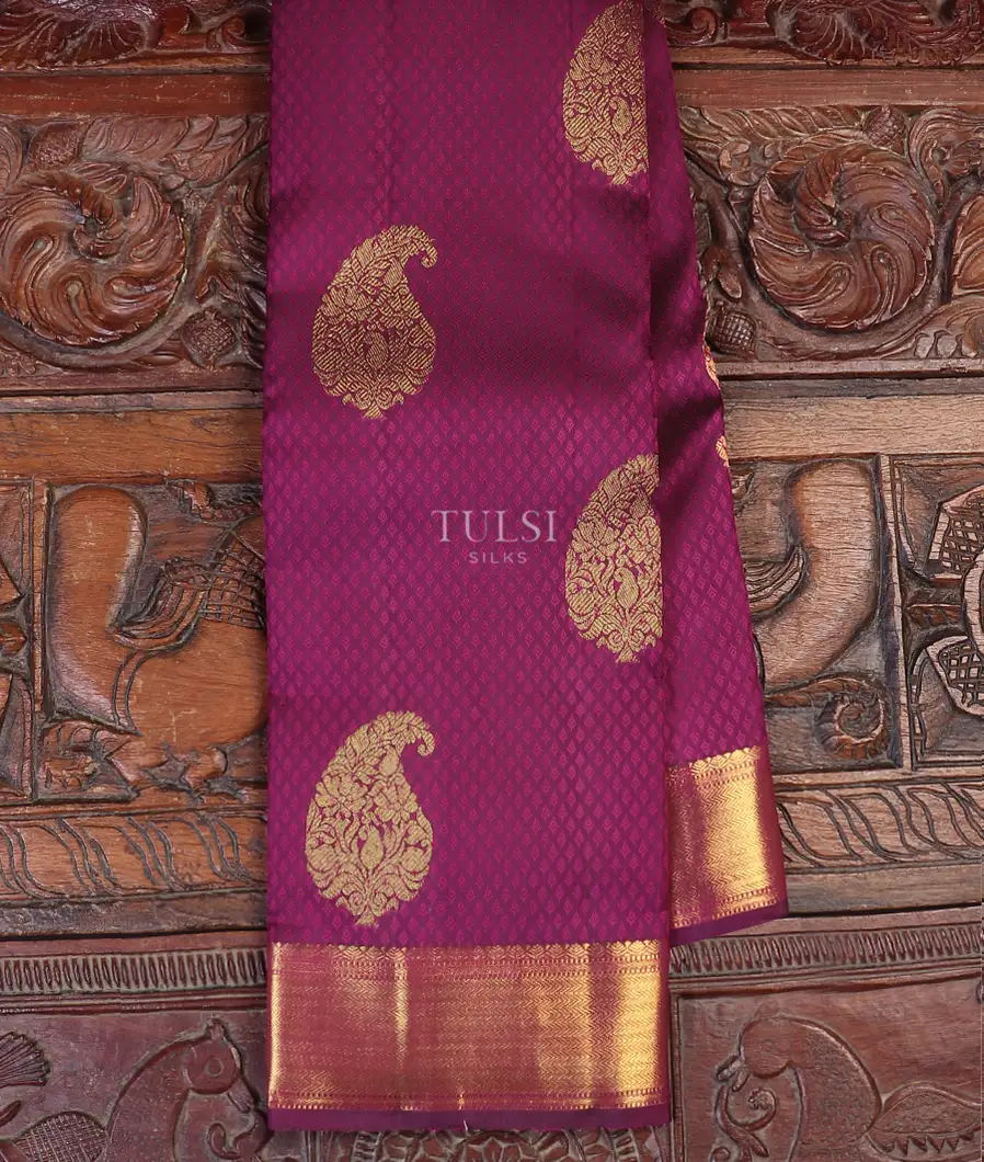 Purple Kanjivaram Silk Saree T583166-image