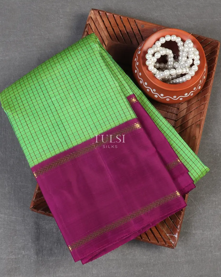Green Kanjivaram Silk Saree T582408-image