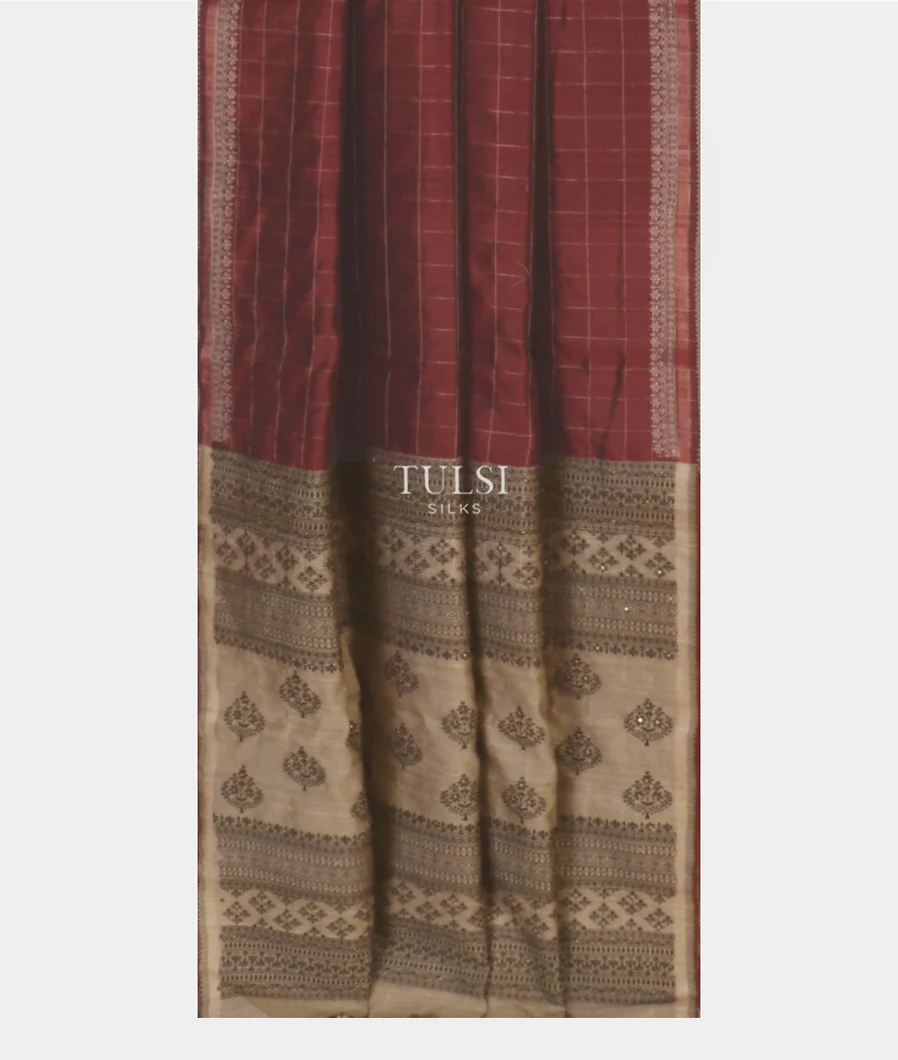 maroon-tussar-embroidery-saree-t579777-t579777-b
