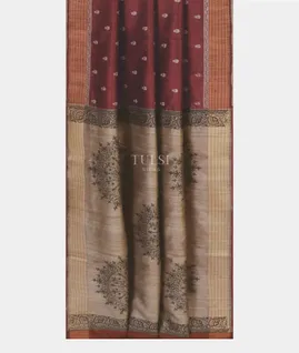 maroon-tussar-embroidery-saree-t575769-t575769-b