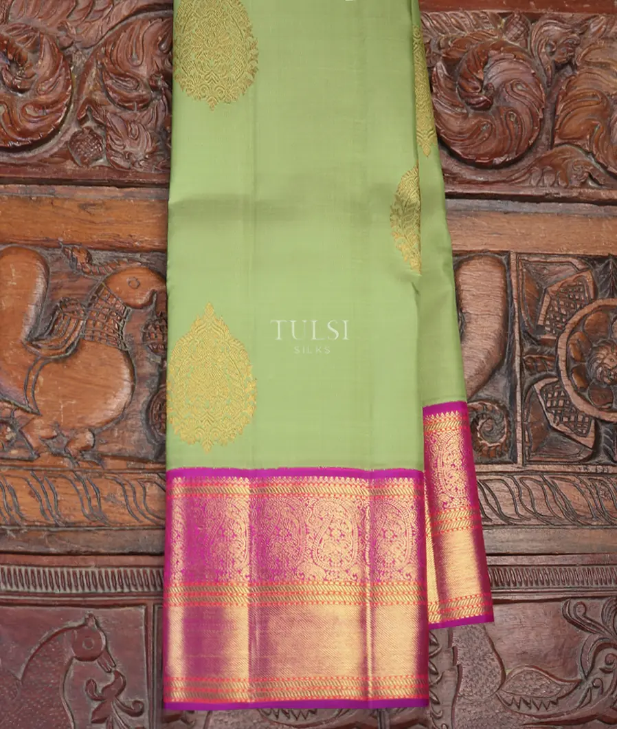 Light Green Kanjivaram Silk Saree T583089-image