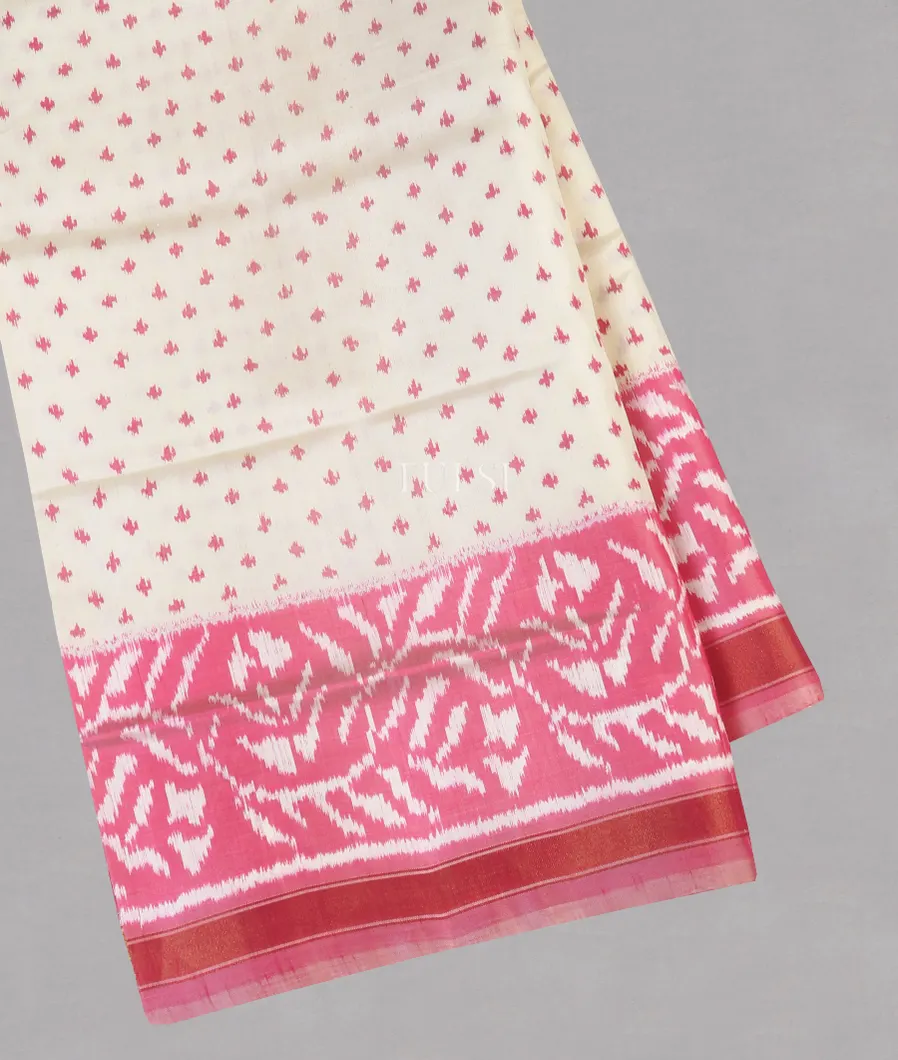 Off - White Patola Silk Saree T556938-image