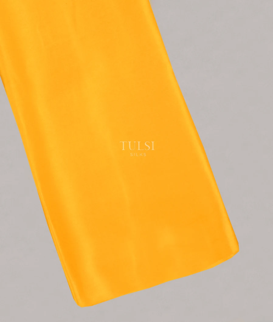 Yellow Satin Crepe Silk Saree T578758-image