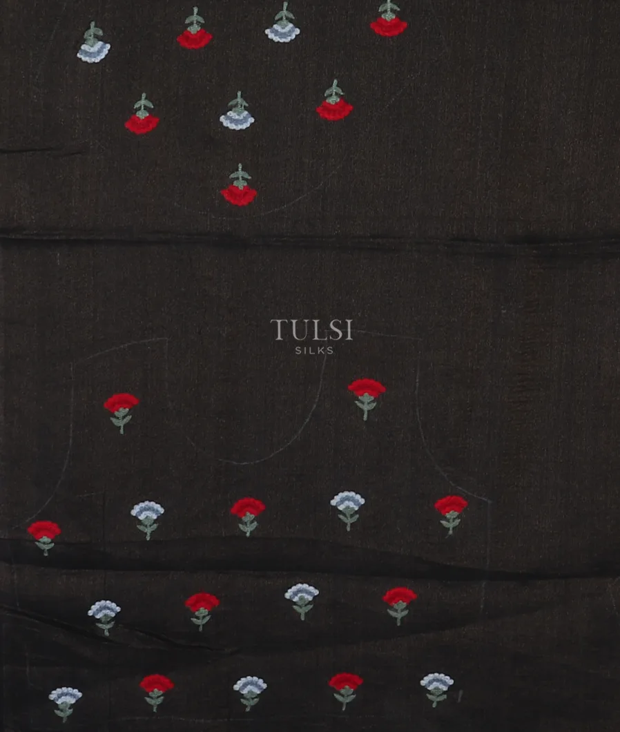 black-tussar-embroidery-saree-t553867-t553867-c
