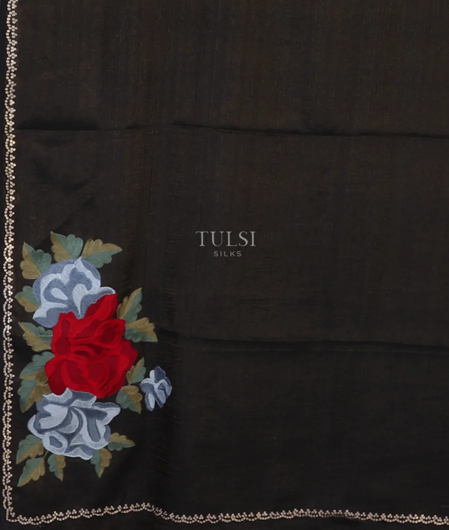 black-tussar-embroidery-saree-t553867-t553867-d
