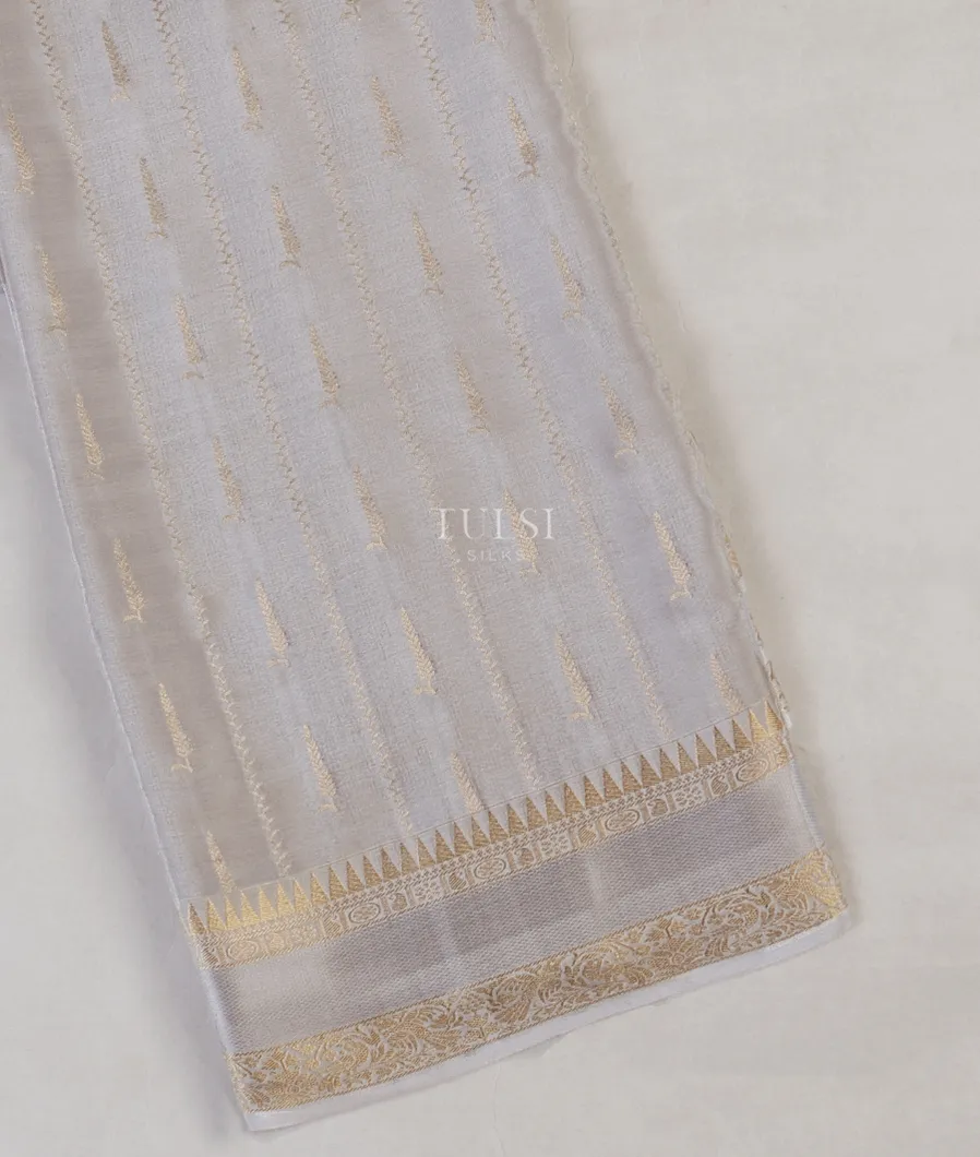 Grey Mysore Silk Saree T574459-image