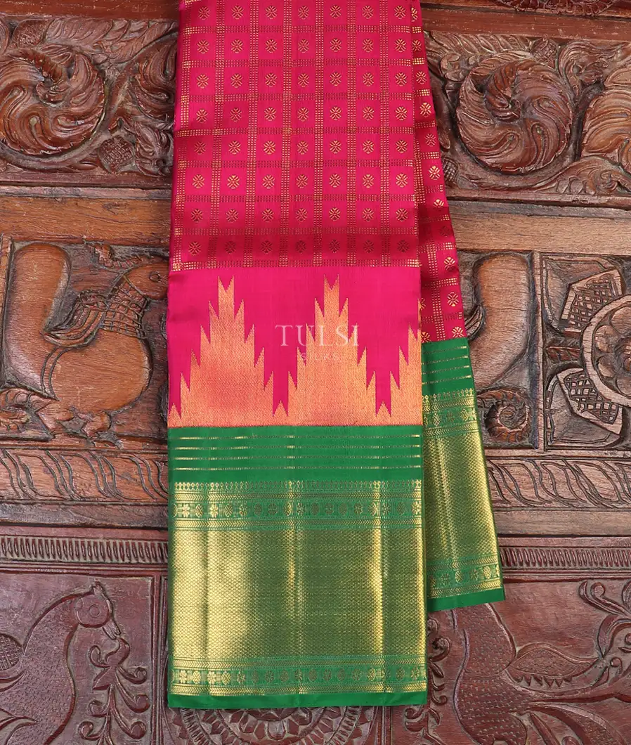 Magenta Kanjivaram Silk Saree T544804-image