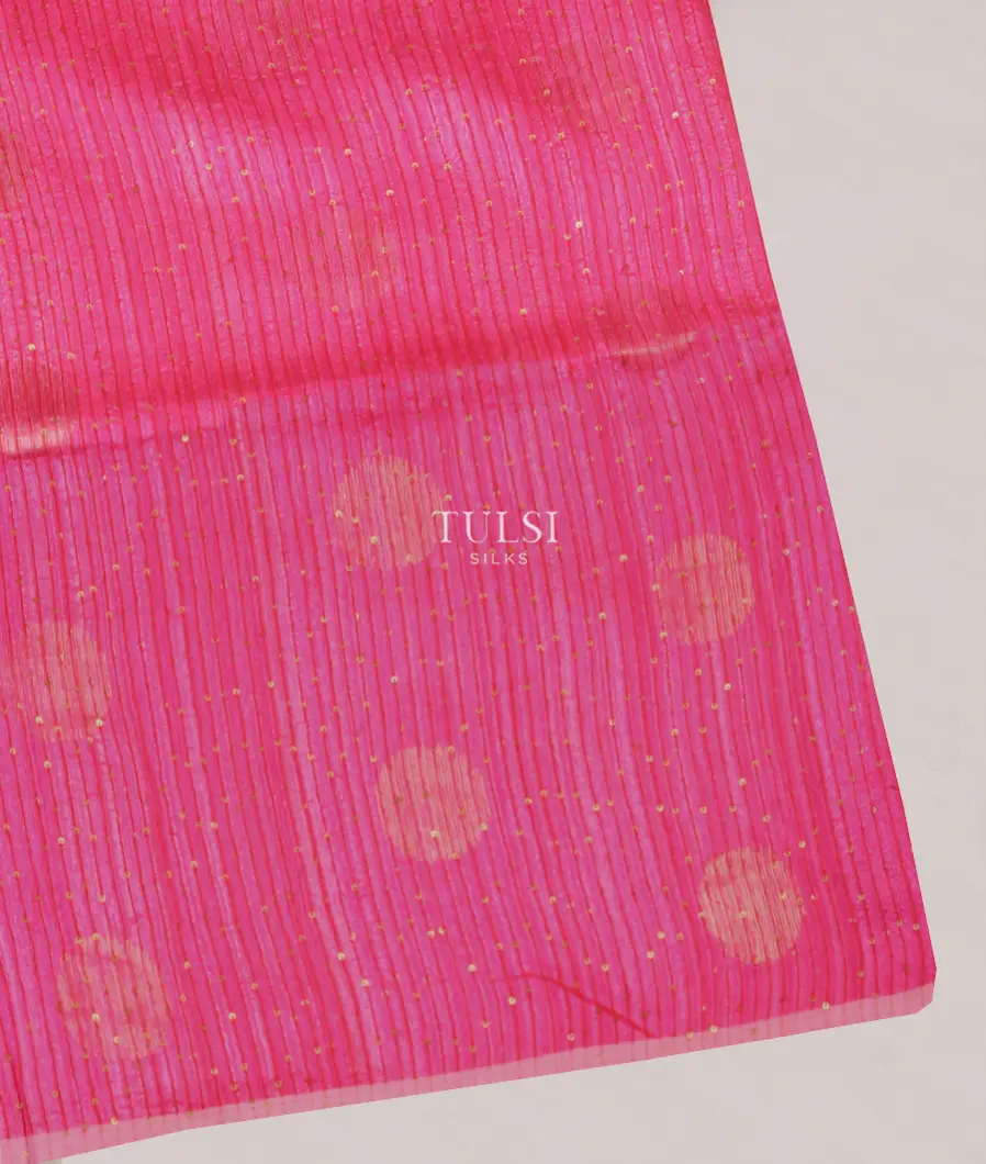 Rani Pink Handwoven Tussar Saree T571843-image
