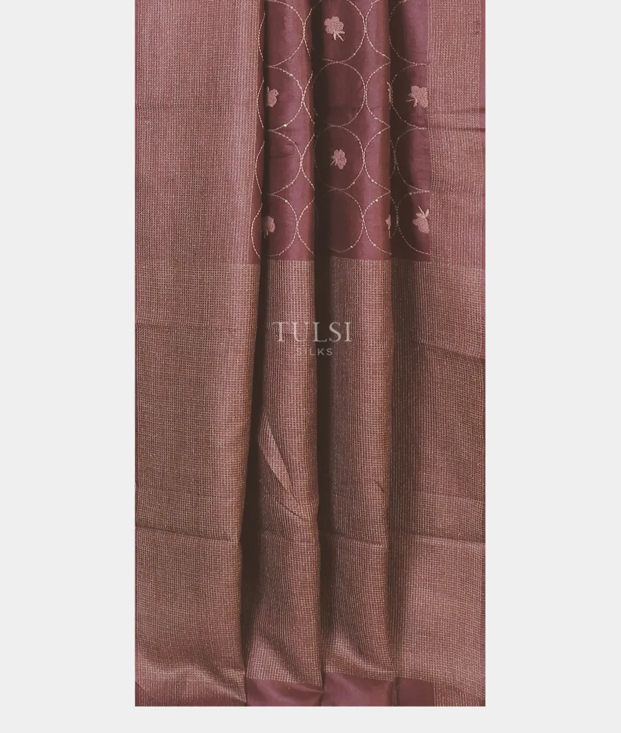 burgundy-tussar-embroidery-saree-t582463-t582463-b
