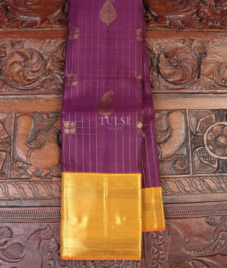 Purple Kanjivaram Silk Saree T560679-image