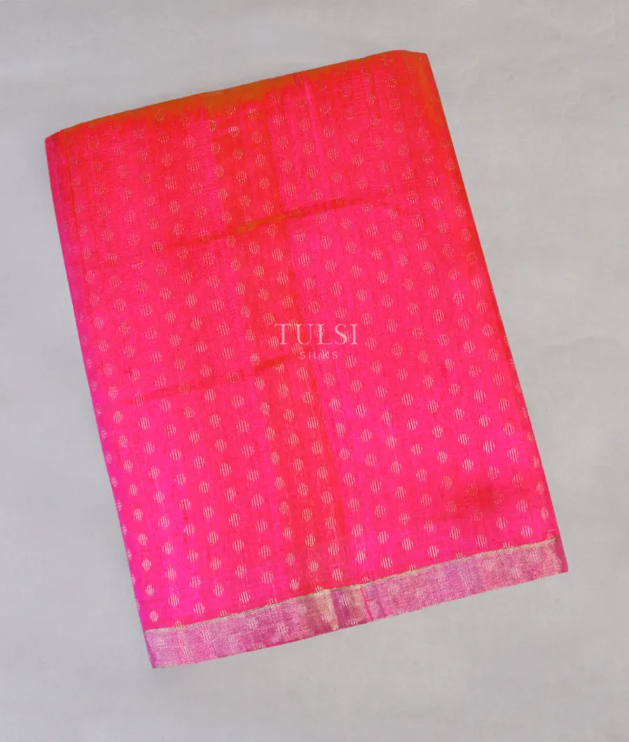 Pink Woven Raw Silk Saree T575346-image