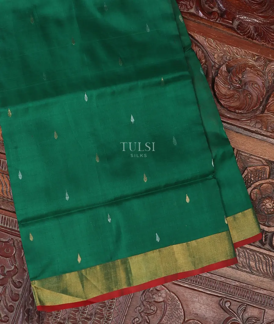 Green Uppada Silk Saree T535226-image