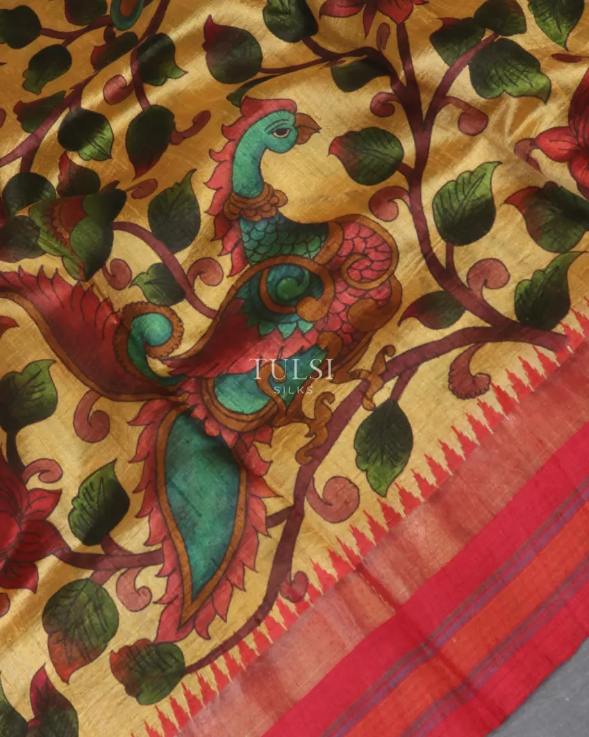 yellow-tussar-hand-printed-saree-t585022-t585022-e
