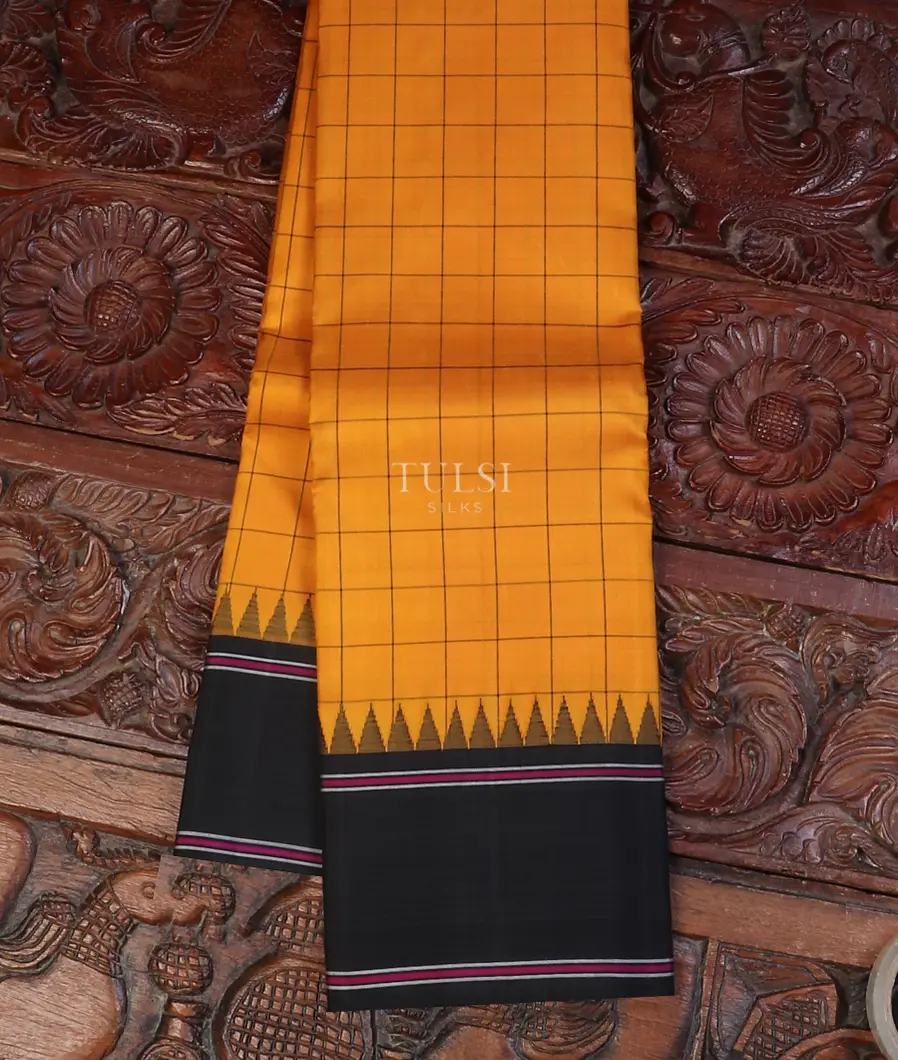 Yellow Kanjivaram Silk Saree T573039-image
