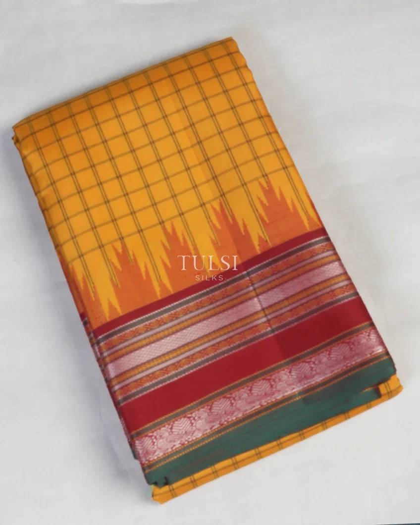 Yellow Kanjivaram Silk Saree T582266-image