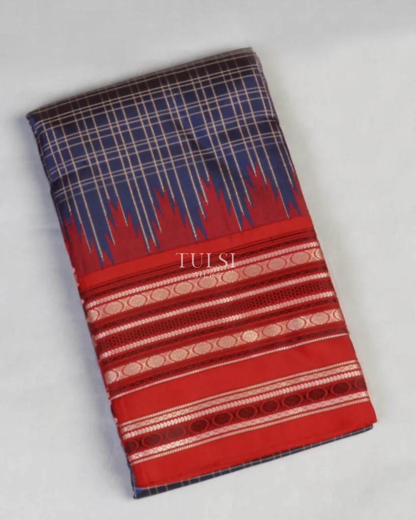 Blue Kanjivaram Silk Saree T582263-image
