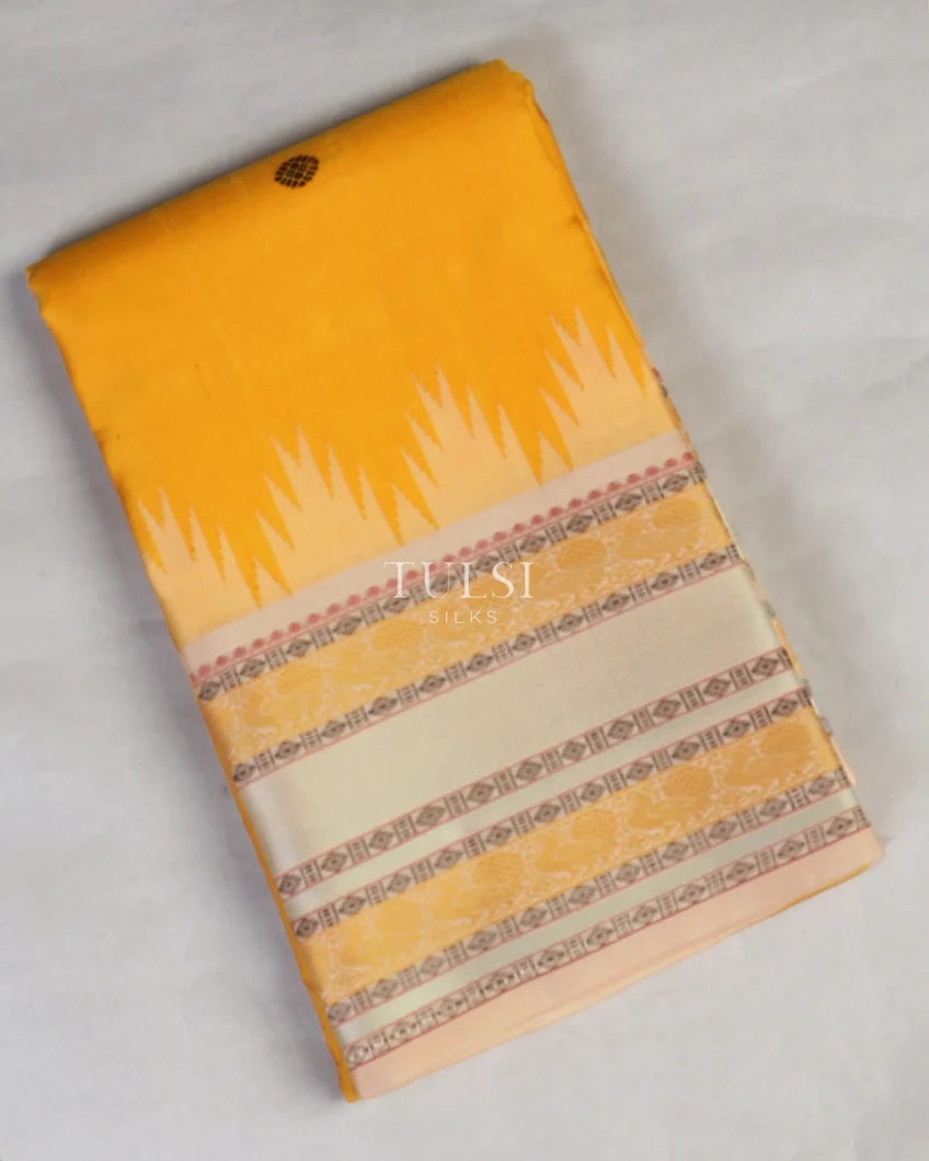 Yellow Kanjivaram Silk Saree T582248-image