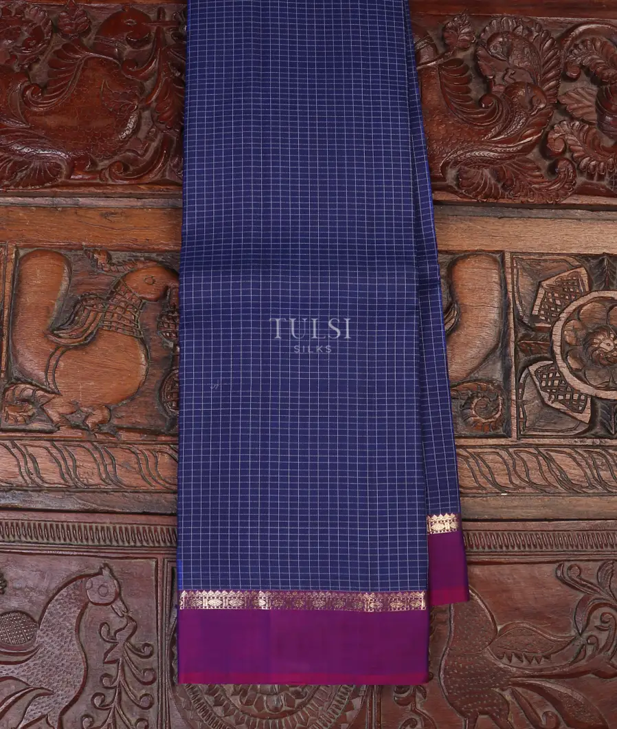 Blue Kanjivaram Silk Saree T567152-image