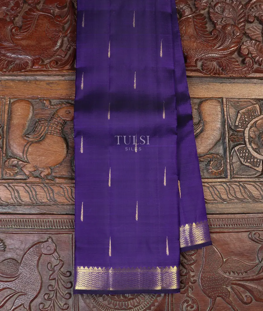 Blue Kanjivaram Silk Saree T582399-image