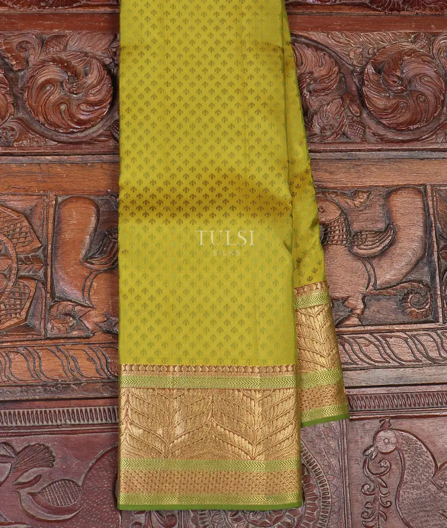 Green Soft Silk Saree T556077-image