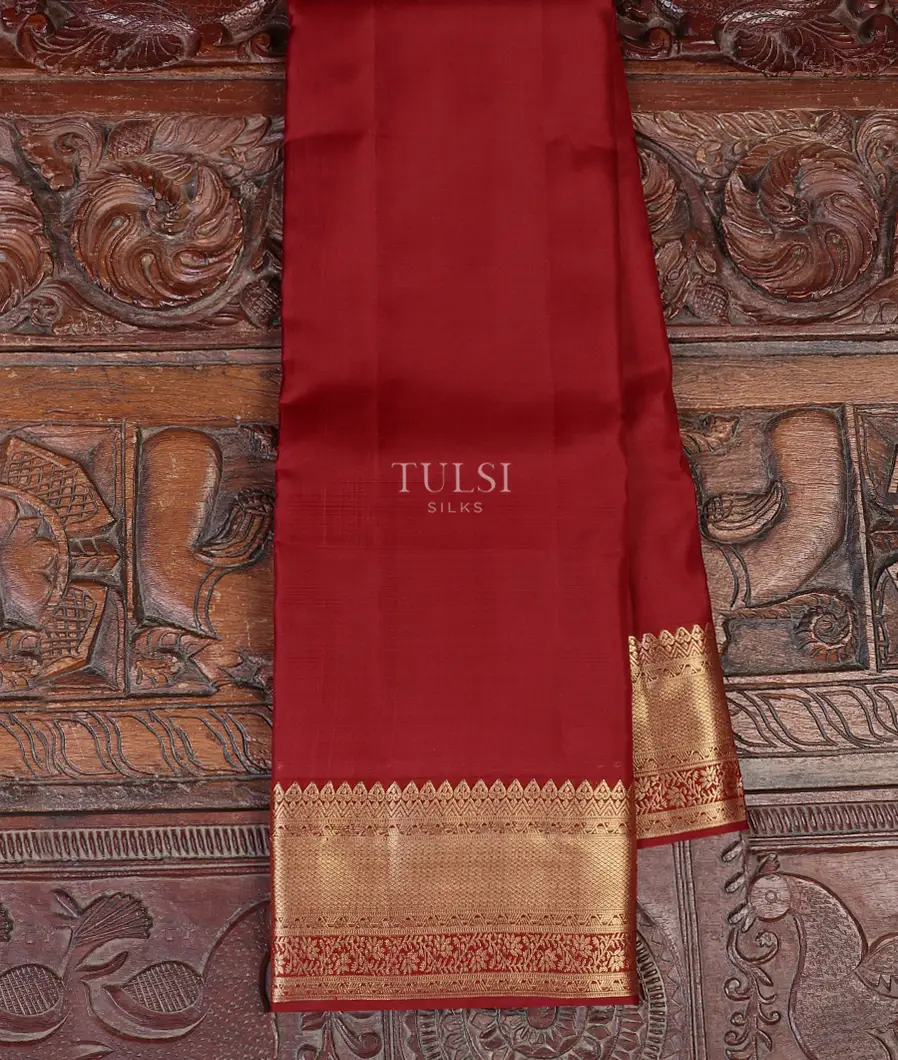 Red Soft Silk Saree T562787-image