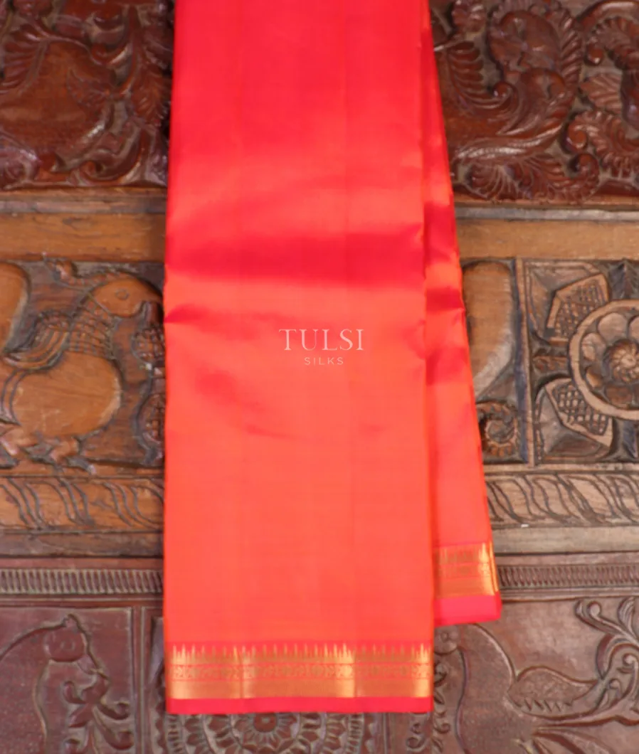 Pinkish Orange Soft Silk Saree T583473-image