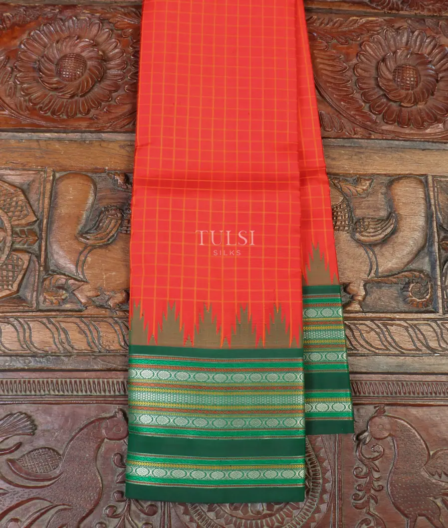 Red Kanjivaram Silk Saree T587286-image