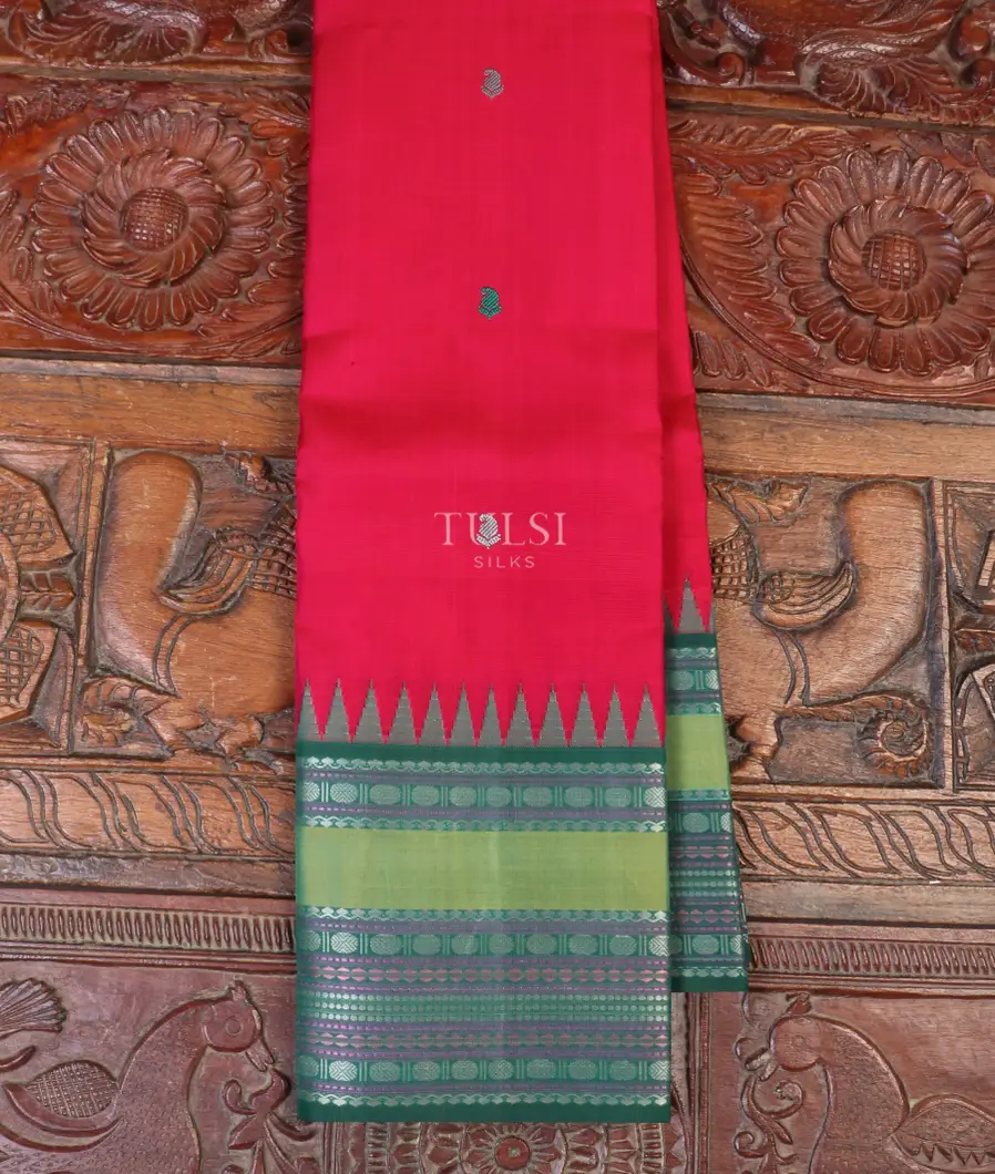 Magenta Kanjivaram Silk Saree T587265-image