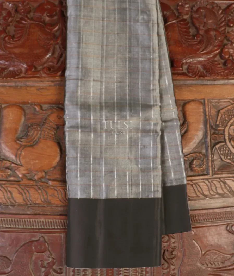 Grey Tissue Soft Silk Saree T562710-image