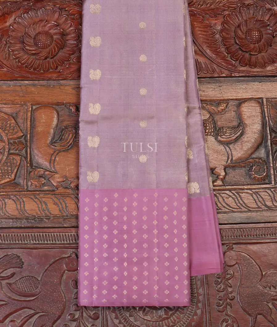 Lavender Tissue Soft Silk Saree T587299-image
