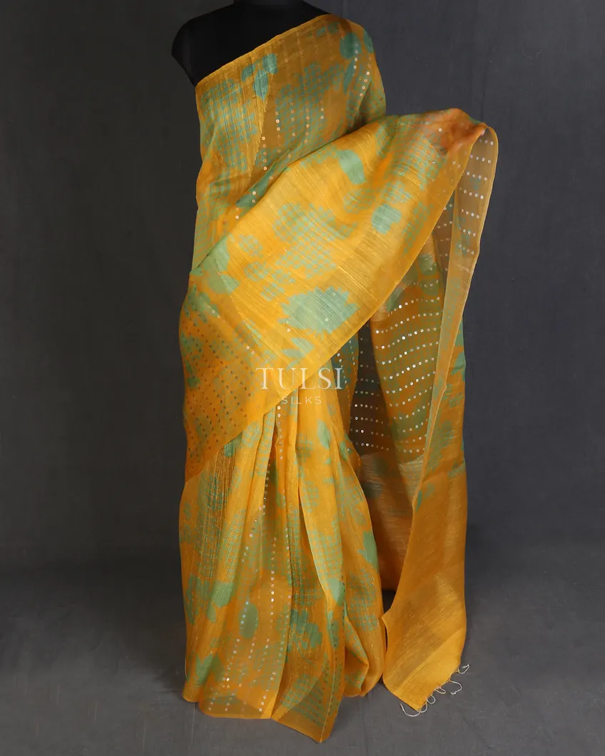 yellow-tussar-organza-saree-t586197-t586197-f