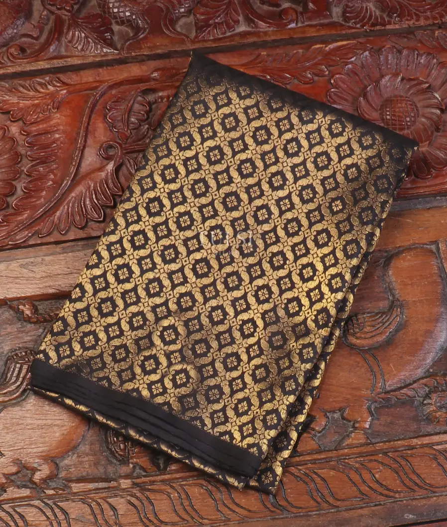 Black Kanjivaram Silk Blouse T544890-image