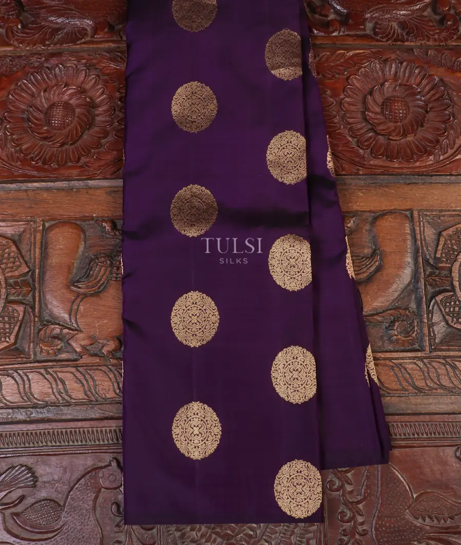 Purple Kanjivaram Silk Saree T581194-image