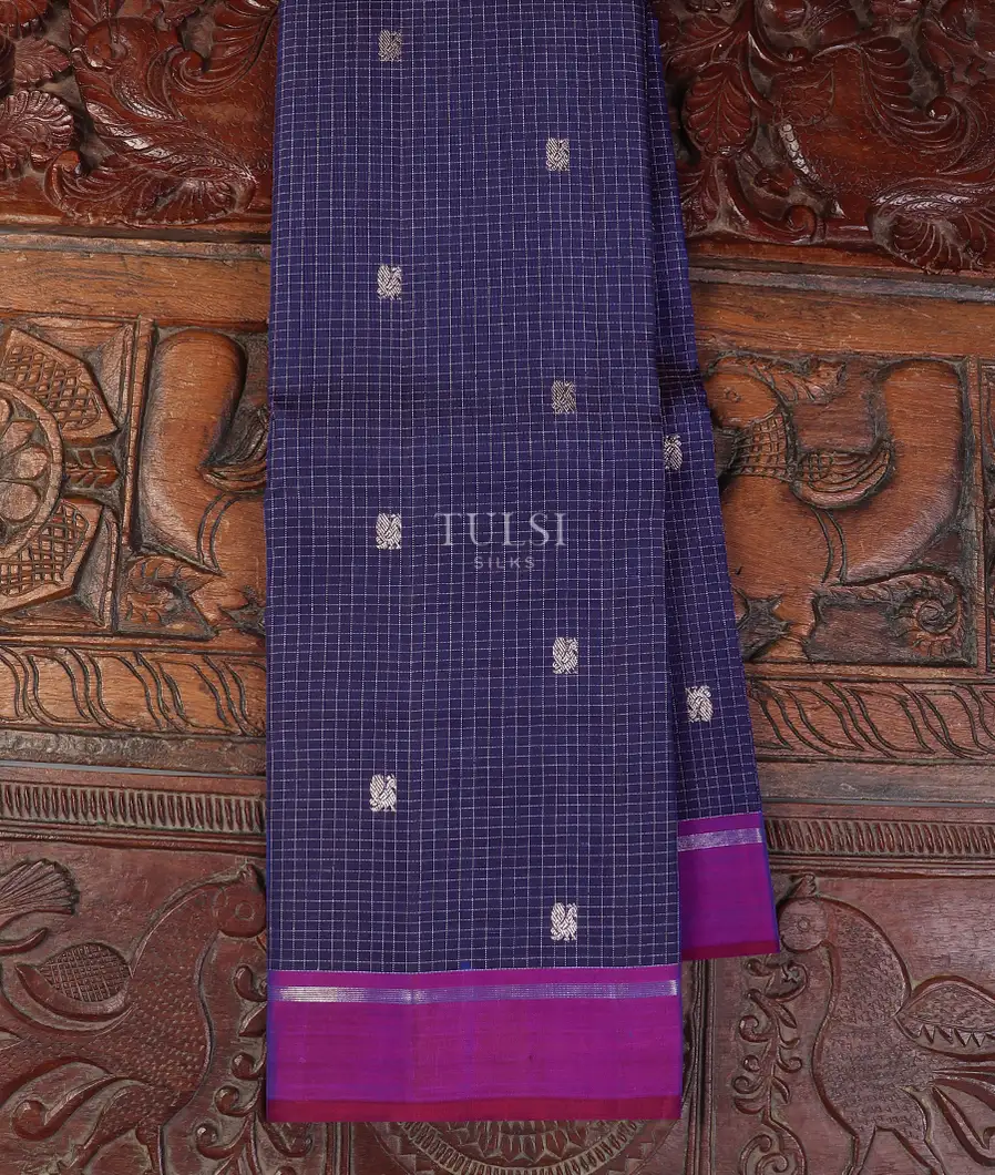 Blue Kanjivaram Silk Saree T572576-image