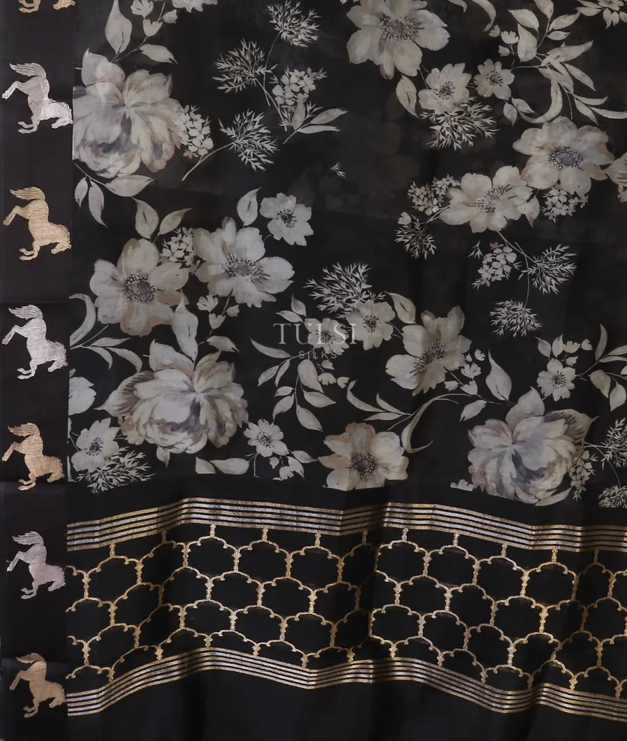 black-kora-organza-printed-saree-with-satin-border-t586098-t586098-d